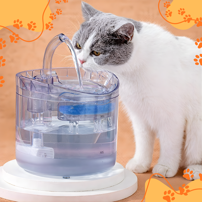 Fuente de agua con sensor