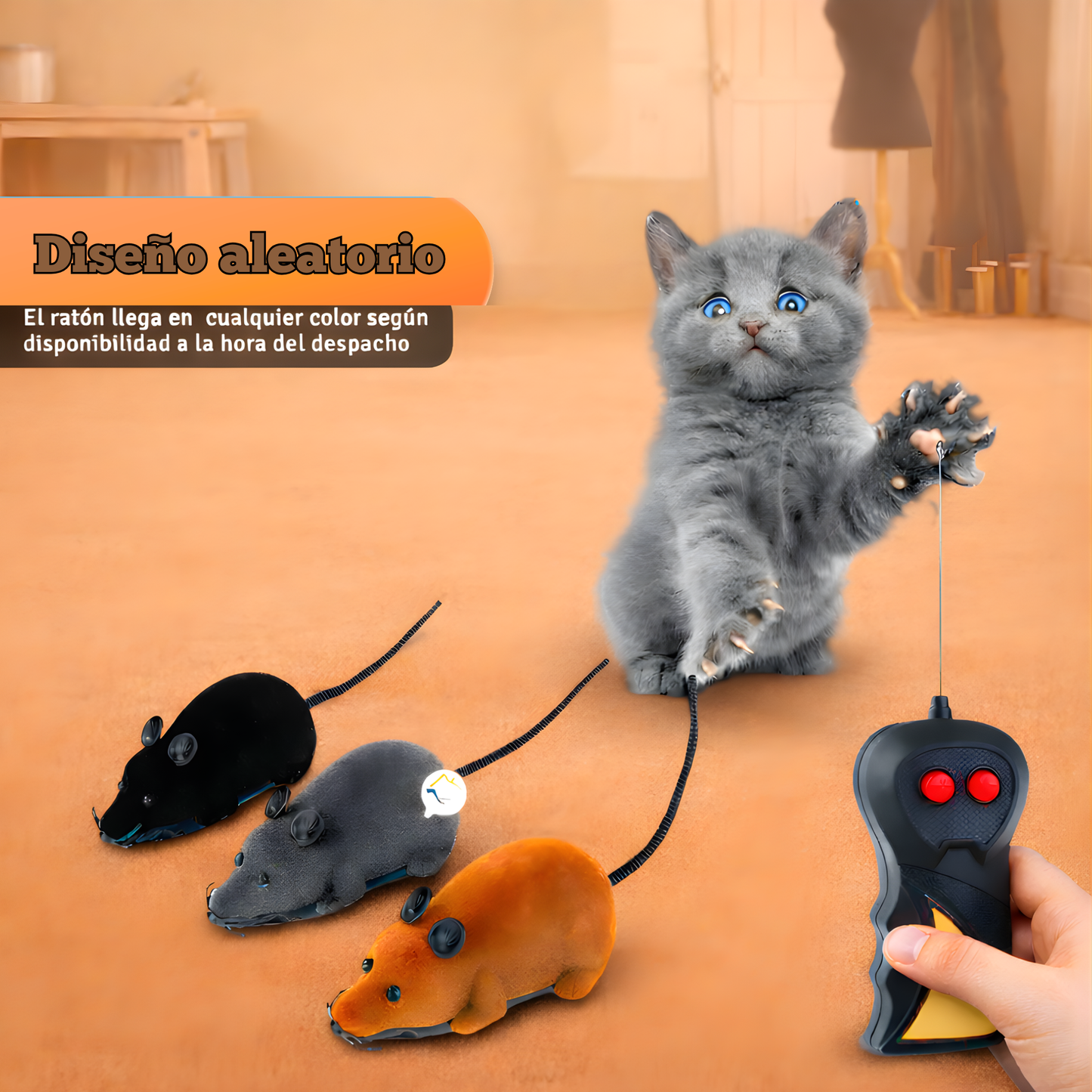 Ratón de juguete a control remoto